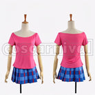 2 Episode 13 Insert Song Happy maker! Rin Hoshizora Cheer Squad cosplay costume from Love Live! Season, front view 2