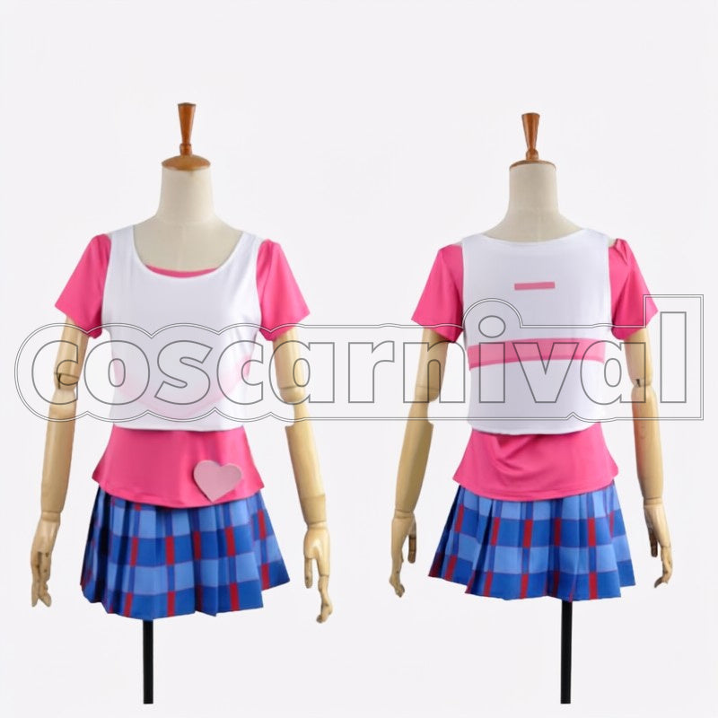 Rin Hoshizora cosplay costume from Love Live!, front view