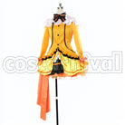 2 Episodes 12 13 Insert Song KiRa-KiRa Sensation! Happy maker! Hanayo Koizumi cosplay costume from Love Live! Season, front view 2