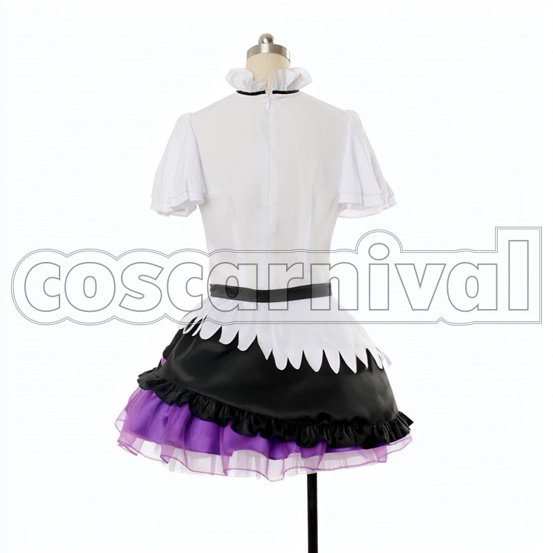 2 Episodes 12 13 Insert Song KiRa-KiRa Sensation! Happy maker! Maki Nishikino cosplay costume from Love Live! Season, back view 3