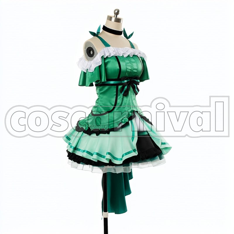 2 Episodes 12 13 Insert Song KiRa-KiRa Sensation! Happy maker! Kotori Minami cosplay costume from Love Live! Season, side view