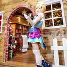 2 Insert Song Shin guru2 Love wing bell Dancing stars on me! Eli Ayase cosplay costume from Love Live! Season, side view 2