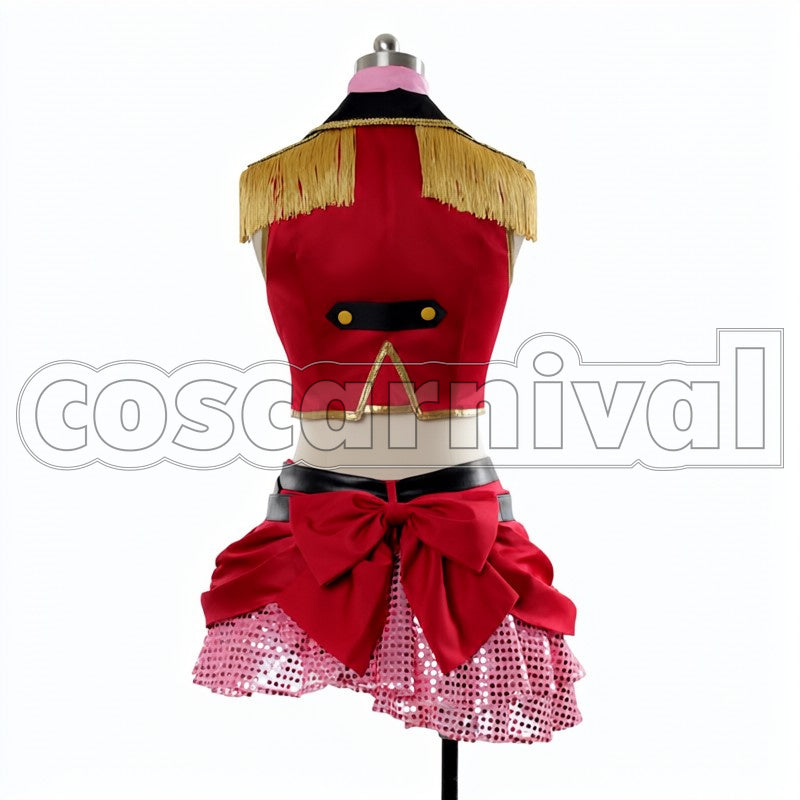 2 Insert Song Shin guru2 Love wing bell Dancing stars on me! Honoka Kosaka cosplay costume from Love Live! Season, back view