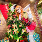 2 Insert Song Shin guru2 Love wing bell Dancing stars on me! Honoka Kosaka cosplay costume from Love Live! Season, front view 2