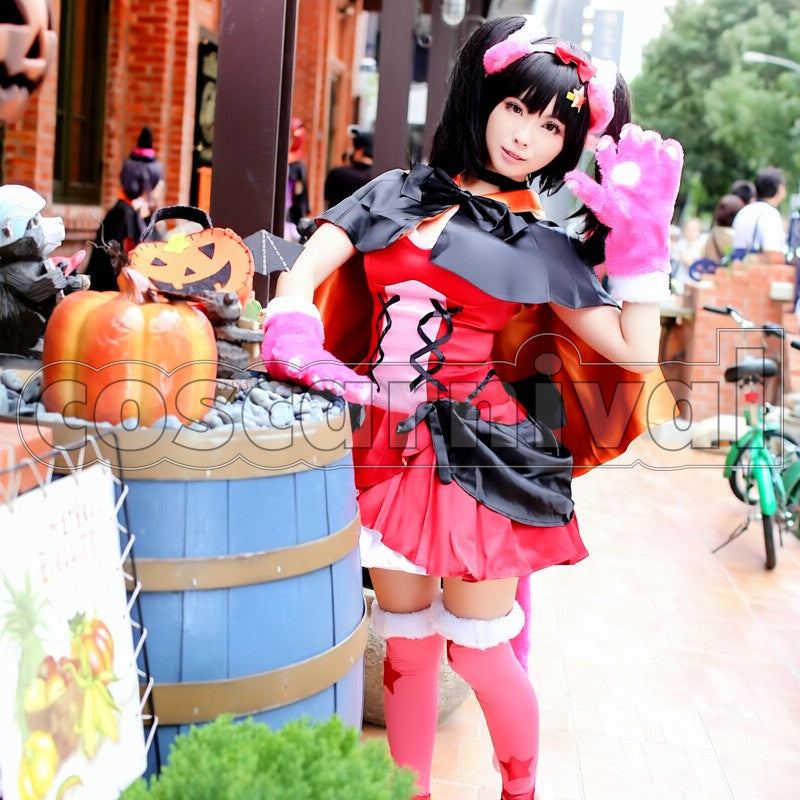 2 Insert Song Shin guru2 Love wing bell Dancing stars on me! Nico Yazawa cosplay costume from Love Live! Season, front view 3