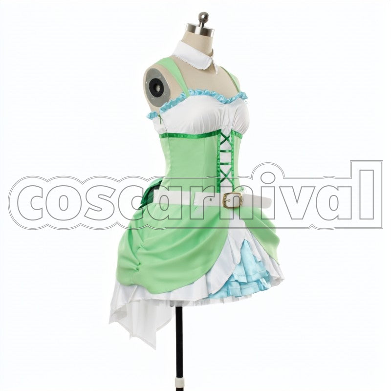 2 Insert Song Shin guru2 Love wing bell Dancing stars on me! Rin Hoshizora cosplay costume from Love Live! Season, side view