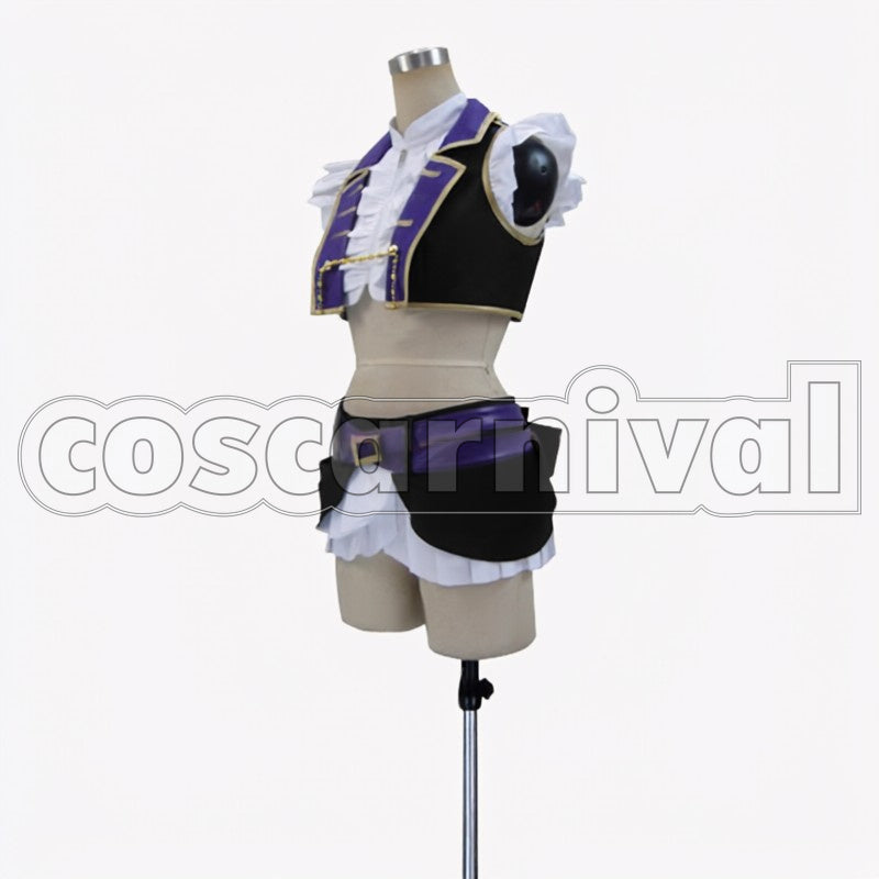 2 Insert Song Shin guru2 Dancing stars on me! Umi Sonoda cosplay costume from Love Live! Season, side view