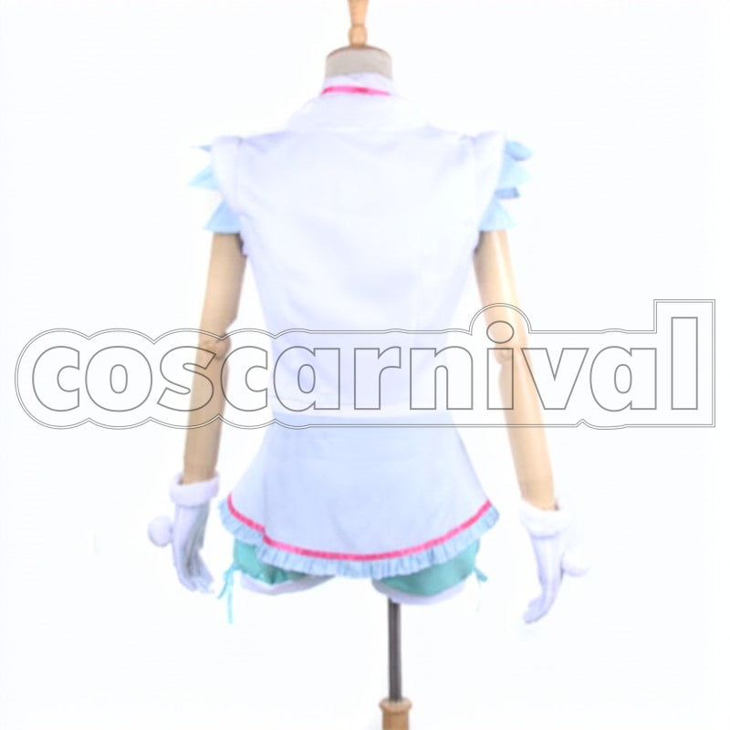 halation Rin Hoshizora cosplay costume from Love Live! Snow, back view
