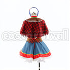 Mountain UR Awakened Kotori Minami cosplay costume from Love Live! Snowy, back view