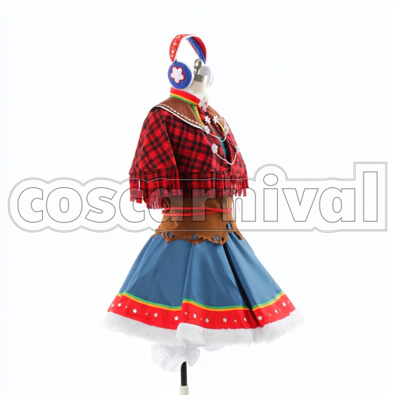Mountain UR Awakened Kotori Minami cosplay costume from Love Live! Snowy, side view 2