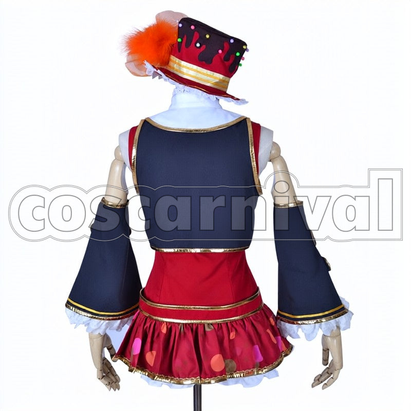 February Valentine Awakened Honoka Kosaka cosplay costume from Love Live! SR, back view