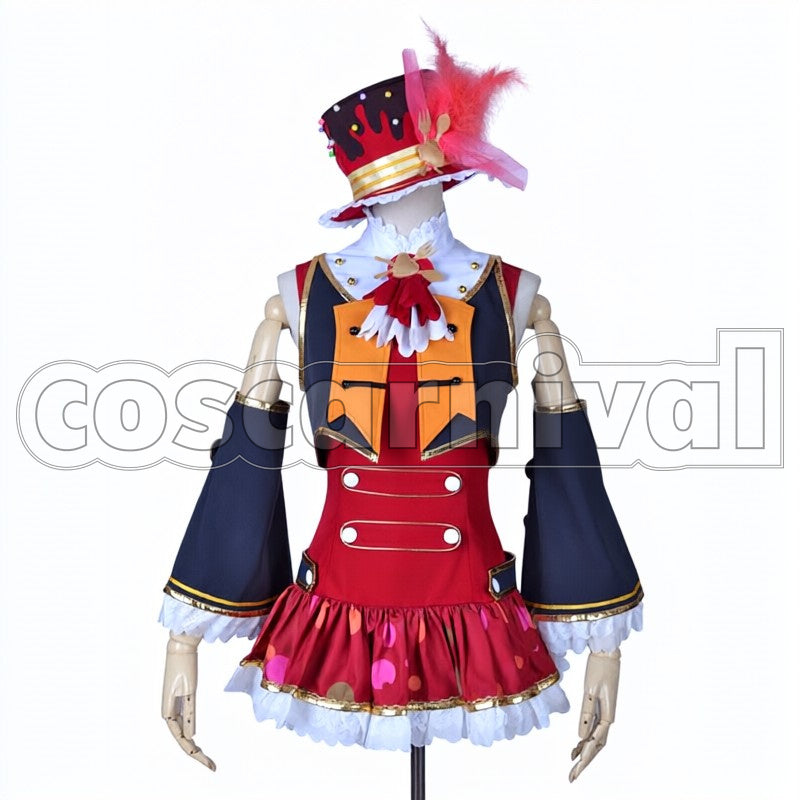 Maki Nishikino cosplay costume from Love Live!, front view