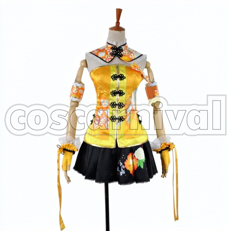 Rin Hoshizora cosplay costume from Love Live!, front view