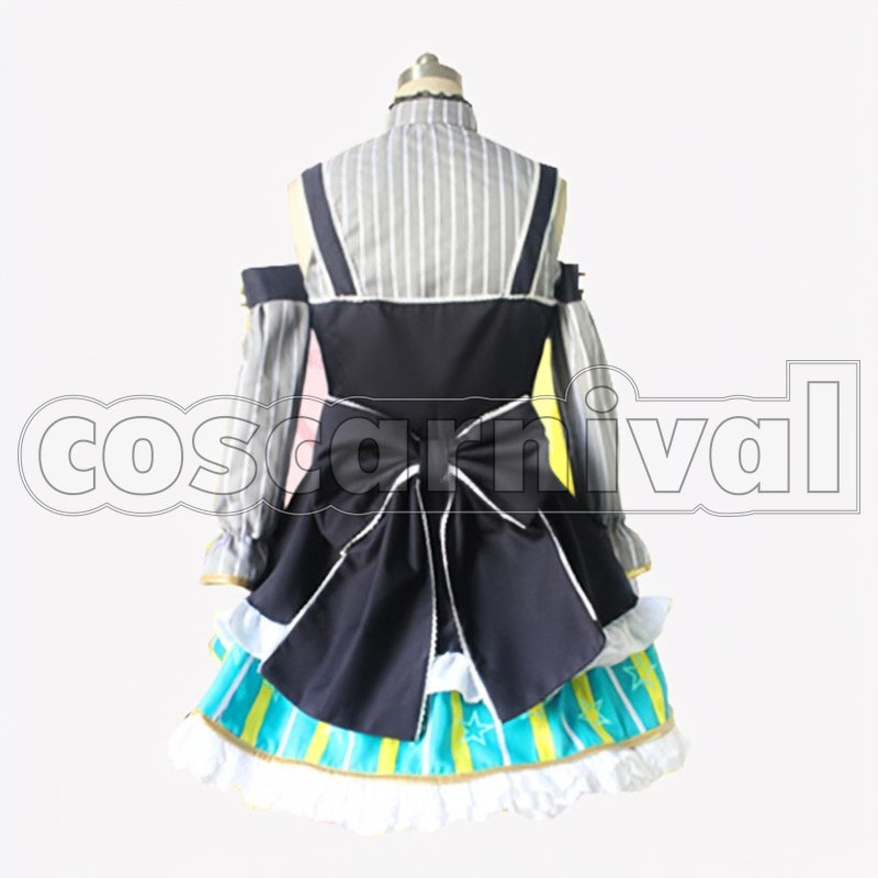 November Apron Eli Ayase Awakened cosplay costume from Love Live! SR, back view
