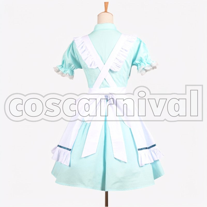 Initial Awakened Hanayo Koizumi Maid Outfit cosplay costume from Love Live! SR, back view