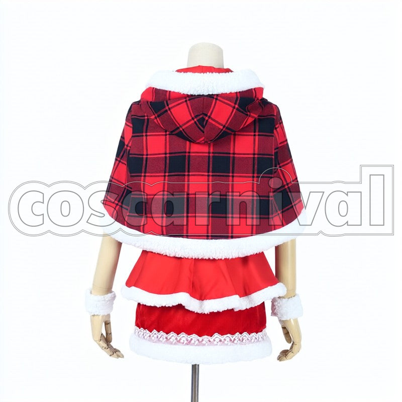 Christmas Maki Nishikino Awakened cosplay costume from Love Live! SR, back view