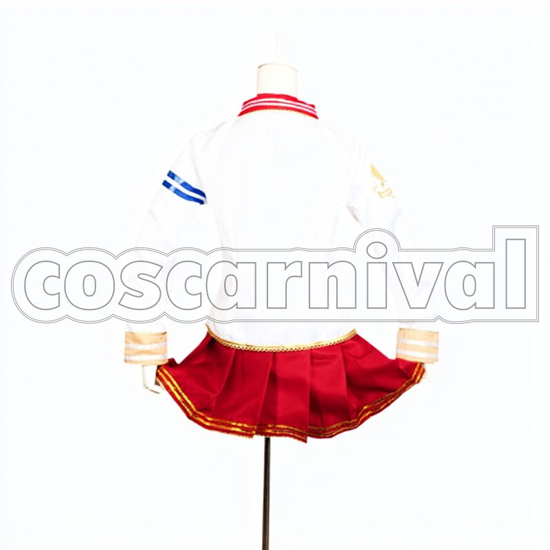 February Valentine Pre-Awakening Umi Sonoda cosplay costume from Love Live! SR, back view