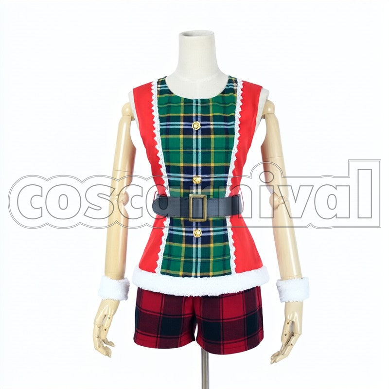 Christmas Rin Hoshizora Awakened cosplay costume from Love Live! SR, front view 2