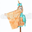 Yukata Awakened Rin Hoshizora cosplay costume from Love Live! SR, side view