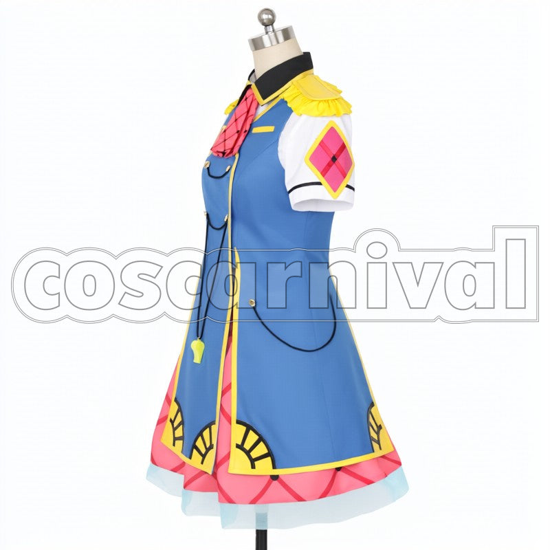Kanan Matsuura 3rd Single HAPPY PARTY TRAIN cosplay costume from Love Live! Sunshine!!, side view 2