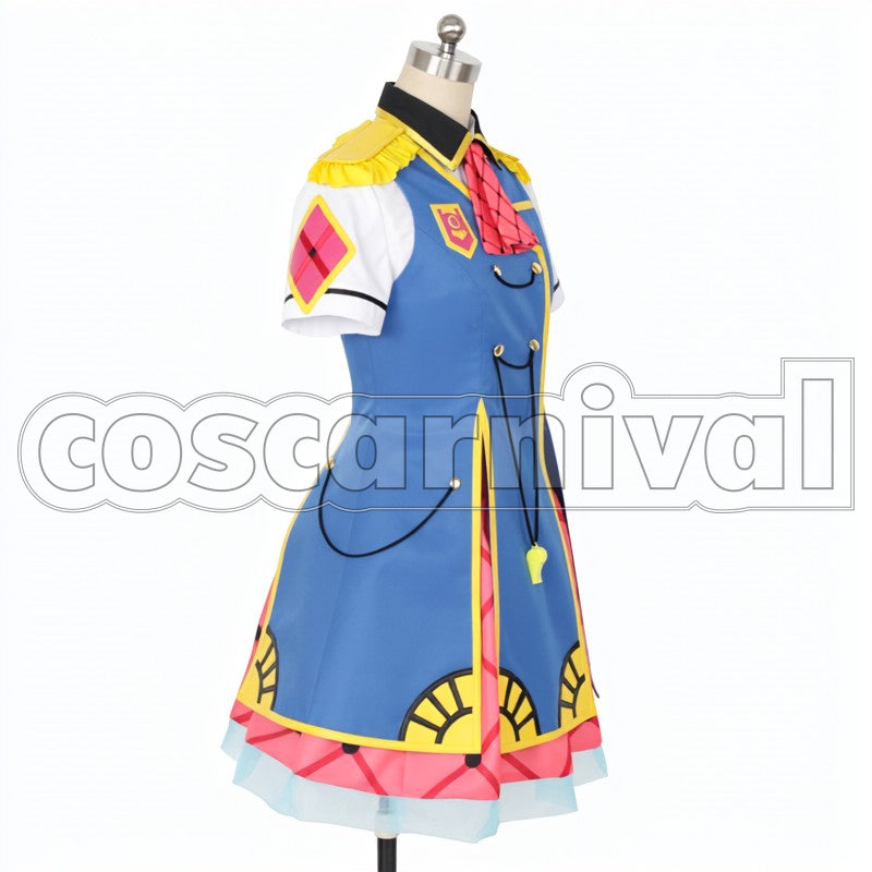 Kanan Matsuura 3rd Single HAPPY PARTY TRAIN cosplay costume from Love Live! Sunshine!!, side view