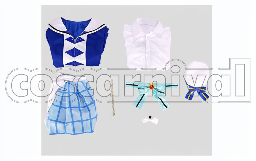 Sunshine!! Aqours Chika Takami Cosplay cosplay costume from Love Live!, set view