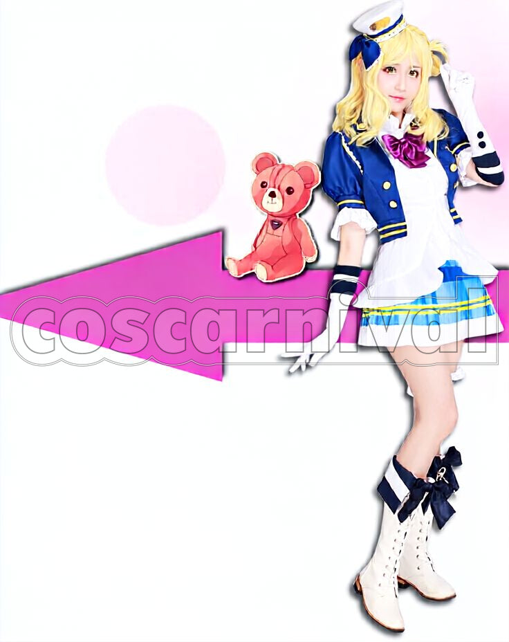 Sunshine!! Aqours Chika Takami, Riko Sakurauchi, Kanan Matsuura, Dia Kurosawa, You Watanabe, Yoshiko Tsushima, Hanamaru Kunikida, Mari Ohara etc. School idol Festival Summer All Members with Ribbon Tie Cosplay cosplay costume from Love Live!, front view 3