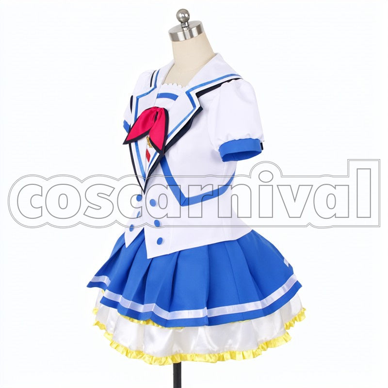 Aozora Jumping Heart Aqours Dia Kurosawa cosplay costume from Love Live! Sunshine!!, side view 2