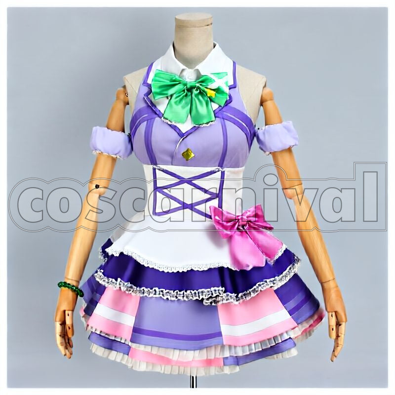 Sunshine!! Aqours Kanan Matsuura Cosplay cosplay costume from Love Live!, front view 1
