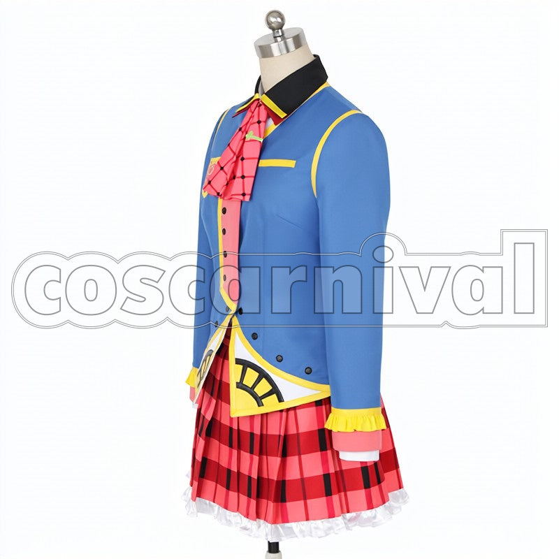 3rd Single HAPPY PARTY TRAIN Chika Takami cosplay costume from Love Live! Sunshine!!, side view 2