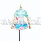 Aqours Kimi no Kokoro wa Kagayaiteru kai? Chika Takami cosplay costume from Love Live! Sunshine!!, back view