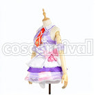 Aqours Kimi no Kokoro wa Kagayaiteru kai? Dia Kurosawa cosplay costume from Love Live! Sunshine!!, side view