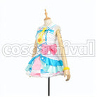 Aqours Kimi no Kokoro wa Kagayaiteru kai? Hanamaru Kunikida cosplay costume from Love Live! Sunshine!!, side view