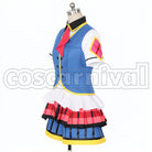 Mari Ohara 3rd Single HAPPY PARTY TRAIN cosplay costume from Love Live! Sunshine!!, side view 2