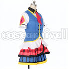 Mari Ohara 3rd Single HAPPY PARTY TRAIN cosplay costume from Love Live! Sunshine!!, side view