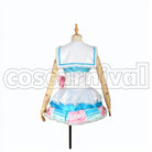 Aqours Kimi no Kokoro wa Kagayaiteru kai? Riko Sakurauchi cosplay costume from Love Live! Sunshine!!, back view