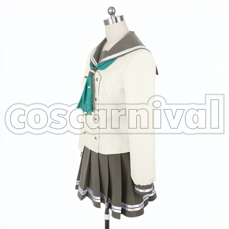 3rd Year Kanan Matsuura Uranohoshi Girls' High School cosplay costume from Love Live! Sunshine!!, side view 2