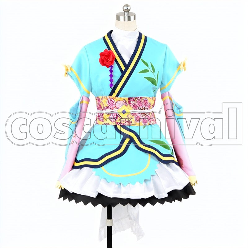 Eli Ayase cosplay costume from Love Live!, front view