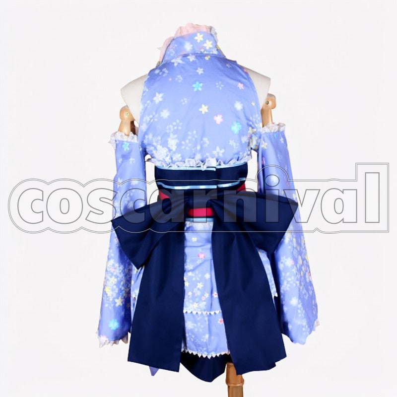 Sonoda Summer Festival cosplay costume from Love Live! Umi, back view