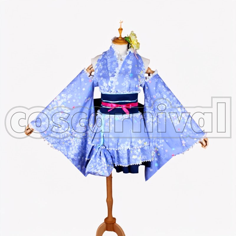 Umi Sonoda cosplay costume from Love Live!, front view
