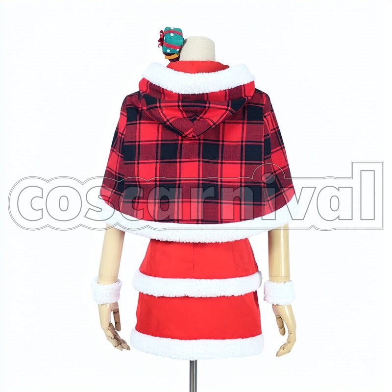 Christmas Eli Ayase Awakened cosplay costume from Love Live! UR, back view