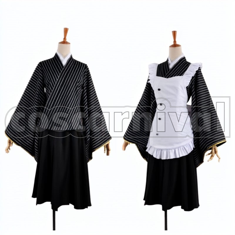 Cafe Maid Pre-Awakening Umi Sonoda cosplay costume from Love Live! UR, front view 2