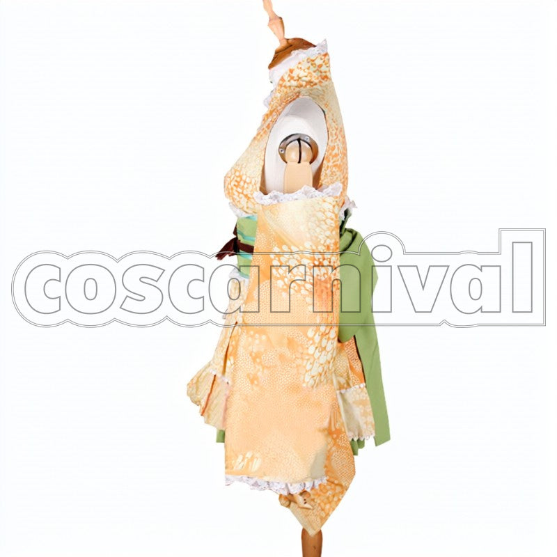 Yukata Awakened Kotori Minami cosplay costume from Love Live! UR, side view