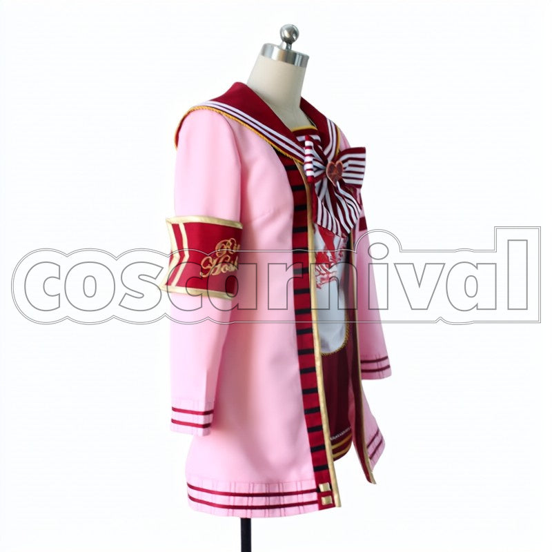 SR Awakened Rin Hoshizora cosplay costume from Love Live! Valentine, front view 2