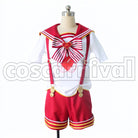 SR Awakened Rin Hoshizora cosplay costume from Love Live! Valentine, front view 3