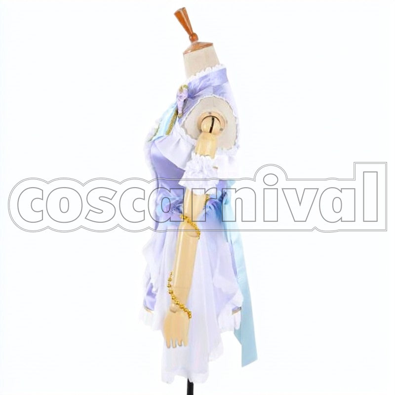Day UR Eli Ayase cosplay costume from Love Live! White, side view