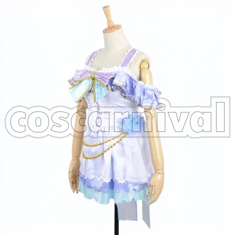 Day UR Hanayo Koizumi cosplay costume from Love Live! White, front view 2
