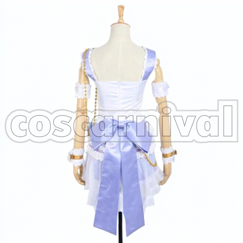 Day UR Honoka Kosaka cosplay costume from Love Live! White, back view
