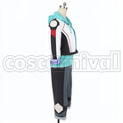 Hayate Immelmann cosplay costume from Macross Delta, side view