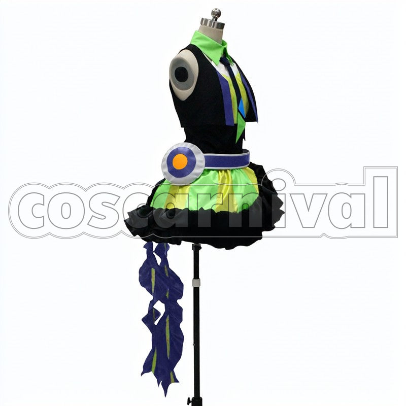 Kaname Buccaneer cosplay costume from Macross Delta, side view
